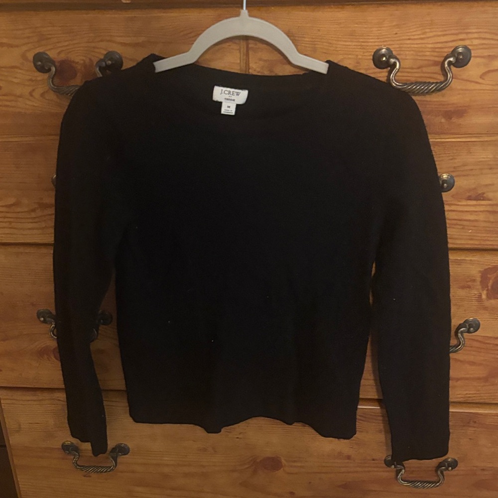 J. Crew Midnight Black Pullover